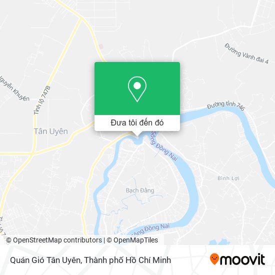 Bản đồ Quán Gió Tân Uyên