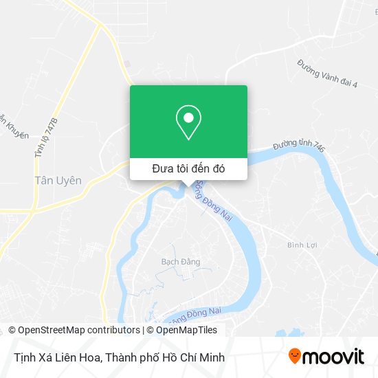 Bản đồ Tịnh Xá Liên Hoa