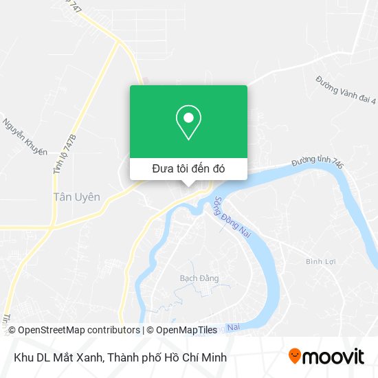 Bản đồ Khu DL Mắt Xanh