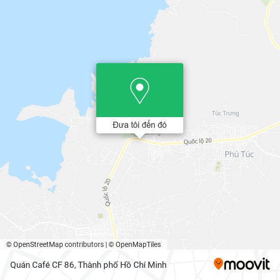 Bản đồ Quán Café CF 86