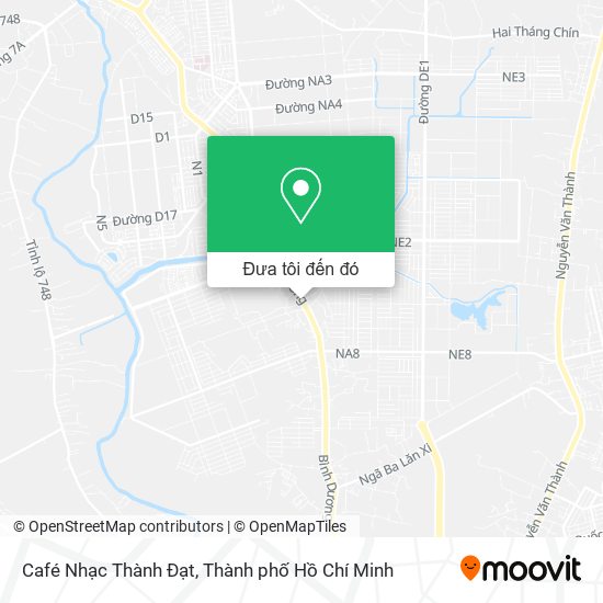 Bản đồ Café Nhạc Thành Đạt