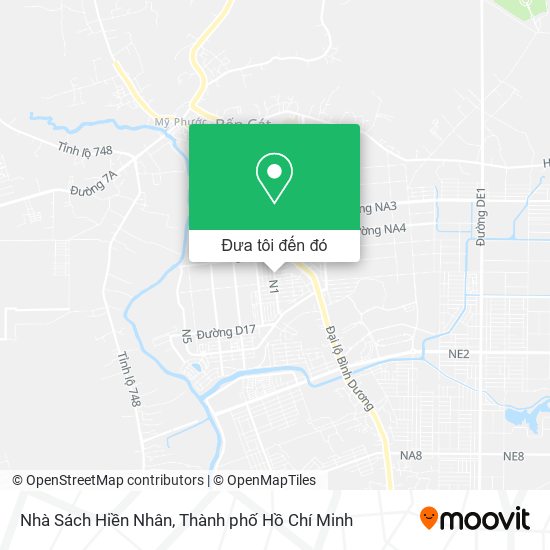 Bản đồ Nhà Sách Hiền Nhân