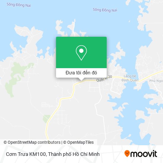 Bản đồ Cơm Trưa KM100