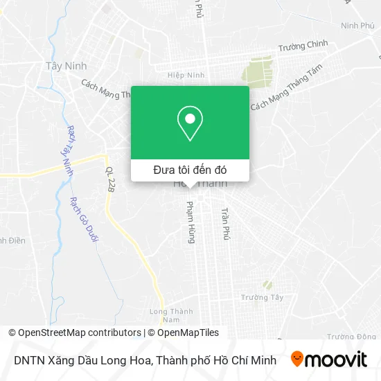 Bản đồ DNTN Xăng Dầu Long Hoa