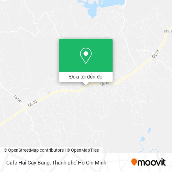 Bản đồ Cafe Hai Cây Bàng