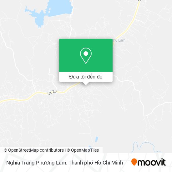 Bản đồ Nghĩa Trang Phương Lâm