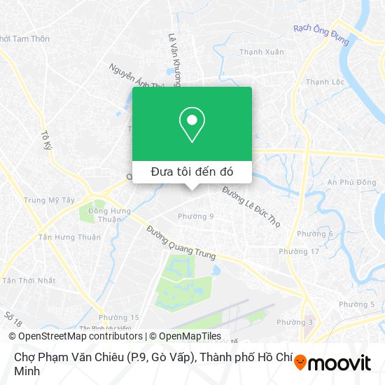 Bản đồ Chợ Phạm Văn Chiêu (P.9, Gò Vấp)