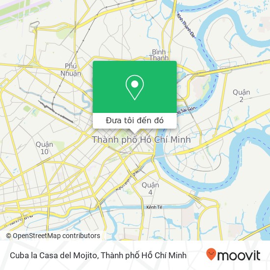 Bản đồ Cuba la Casa del Mojito