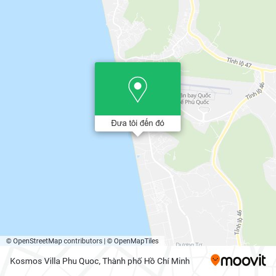 Bản đồ Kosmos Villa Phu Quoc