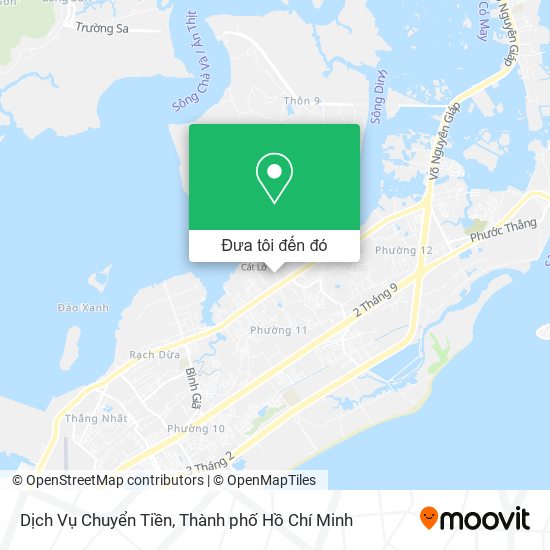 Bản đồ Dịch Vụ Chuyển Tiền