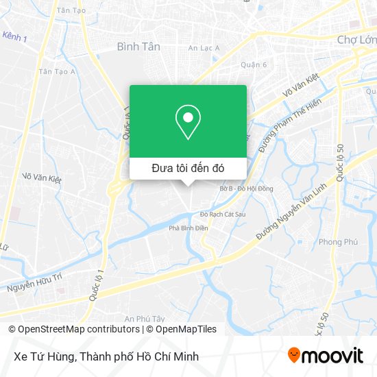 Bản đồ Xe Tứ Hùng