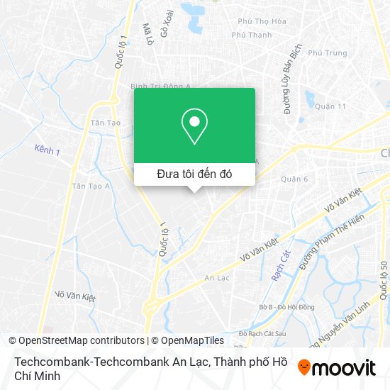 Bản đồ Techcombank-Techcombank An Lạc