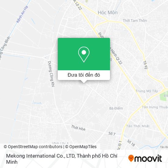 Bản đồ Mekong International Co., LTD