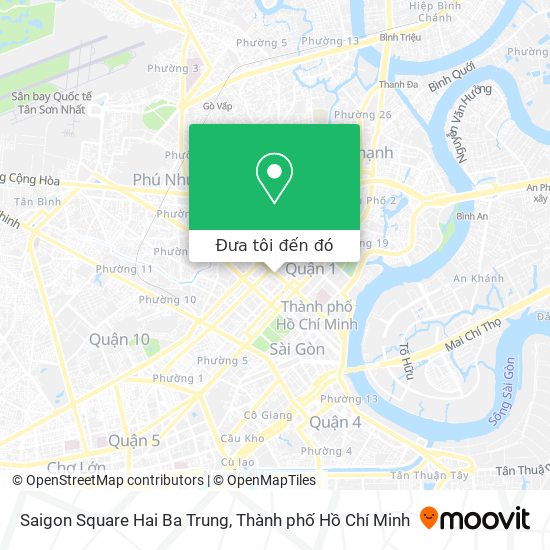 Bản đồ Saigon Square Hai Ba Trung