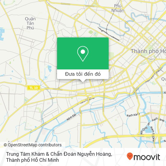 Bản đồ Trung Tâm Khám & Chẩn Đoán Nguyễn Hoàng