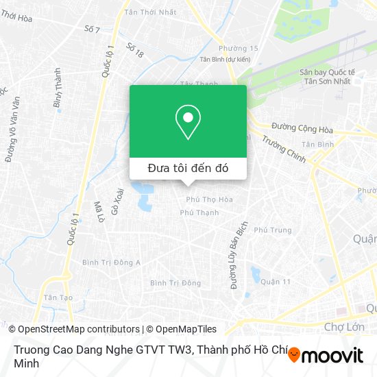 Bản đồ Truong Cao Dang Nghe GTVT TW3