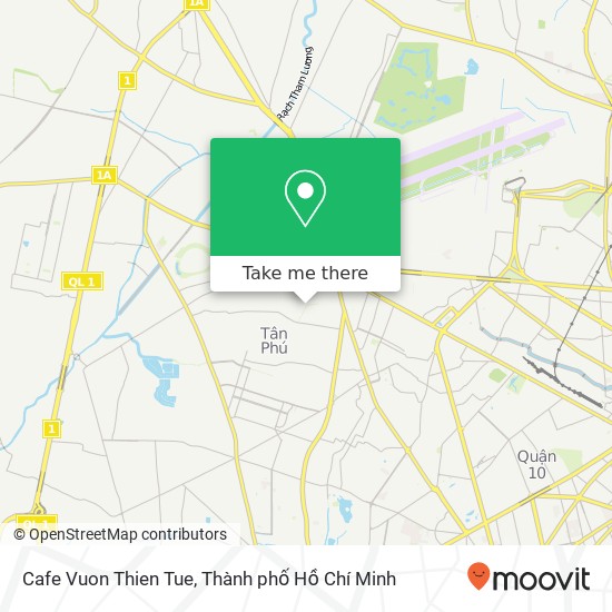 Bản đồ Cafe Vuon Thien Tue