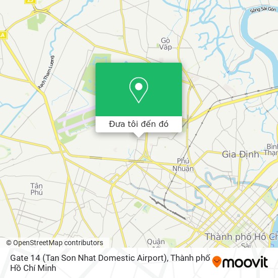 Bản đồ Gate 14 (Tan Son Nhat Domestic Airport)