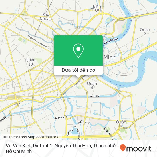 Bản đồ Vo Van Kiet, District 1, Nguyen Thai Hoc