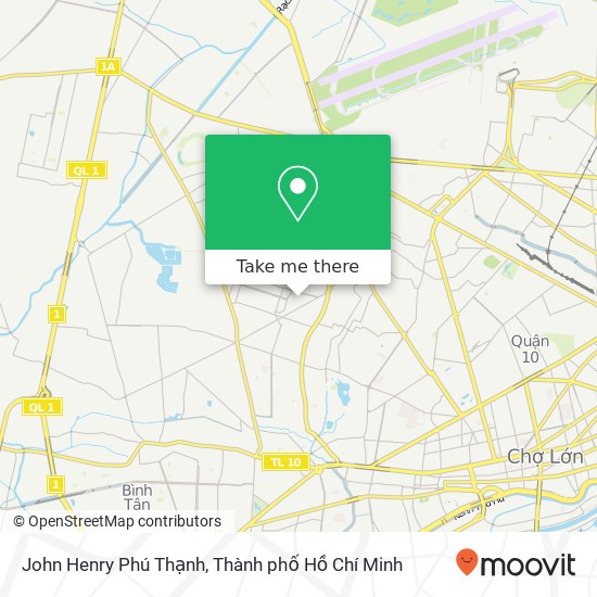 Bản đồ John Henry Phú Thạnh