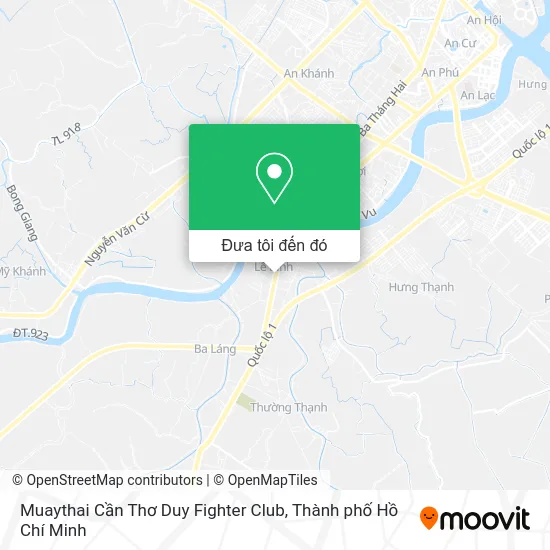 Bản đồ Muaythai Cần Thơ Duy Fighter Club