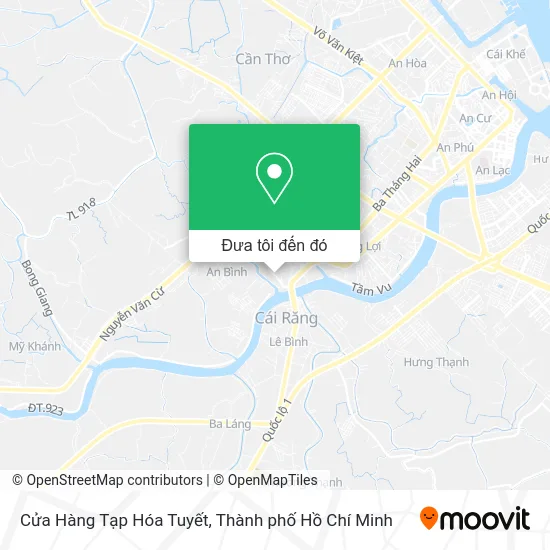 Bản đồ Cửa Hàng Tạp Hóa Tuyết