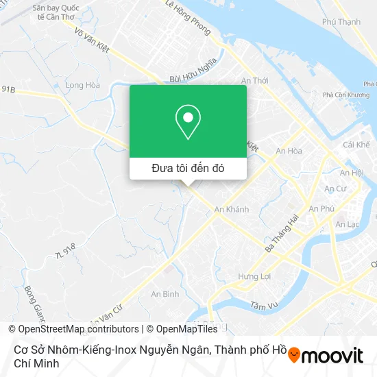 Bản đồ Cơ Sở Nhôm-Kiếng-Inox Nguyễn Ngân