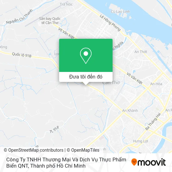 Bản đồ Công Ty TNHH Thương Mại Và Dịch Vụ Thực Phẩm Biển QNT
