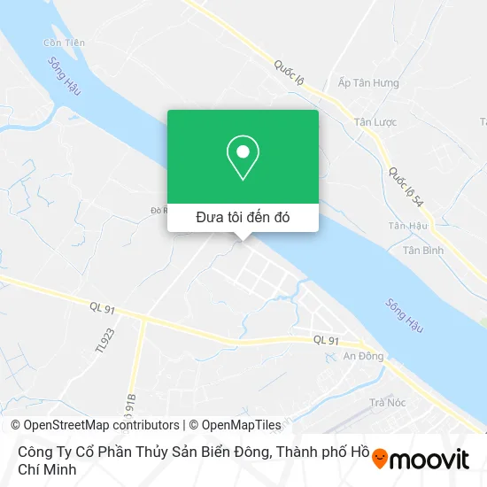 Bản đồ Công Ty Cổ Phần Thủy Sản Biển Đông
