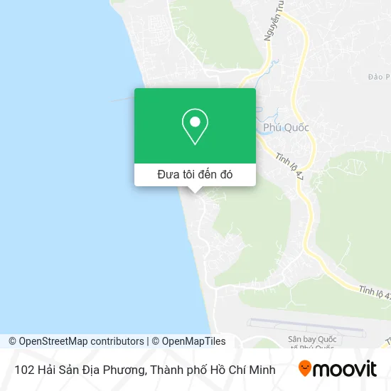 Bản đồ 102 Hải Sản Địa Phương