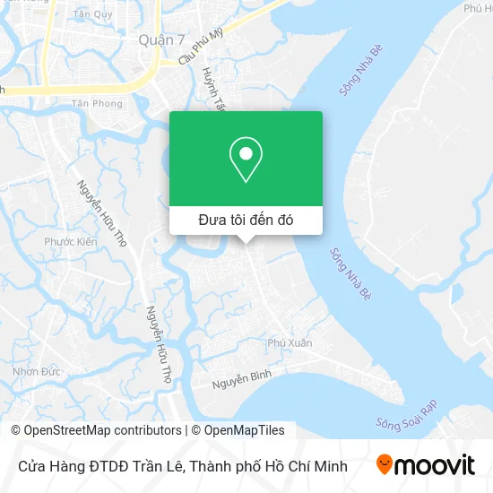 Bản đồ Cửa Hàng ĐTDĐ Trần Lê