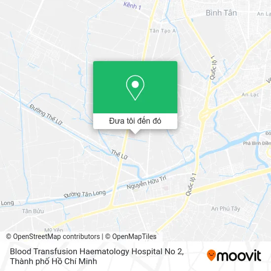Bản đồ Blood Transfusion Haematology Hospital No 2