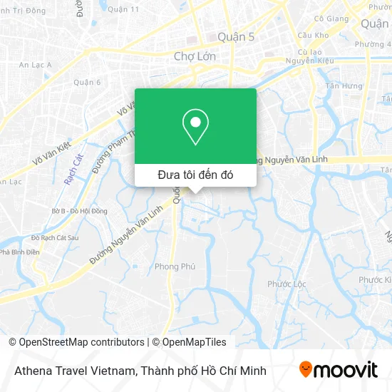 Bản đồ Athena Travel Vietnam