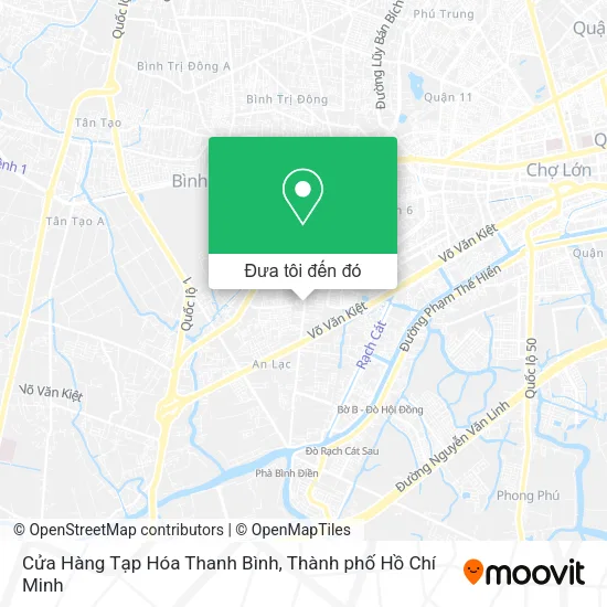 Bản đồ Cửa Hàng Tạp Hóa Thanh Bình