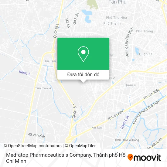 Bản đồ Medfatop Pharmaceuticals Company
