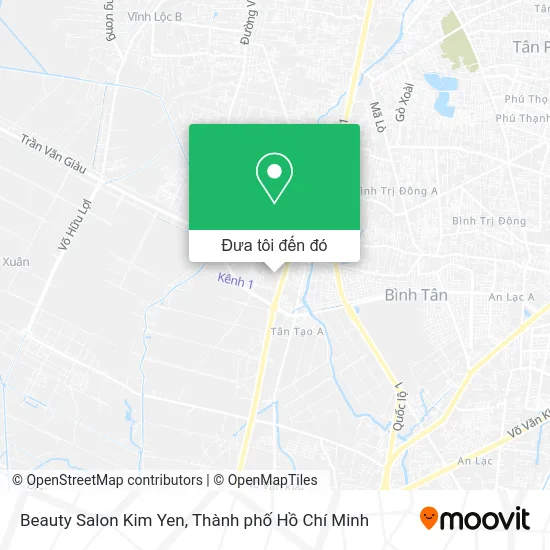 Bản đồ Beauty Salon Kim Yen
