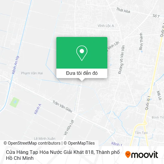 Bản đồ Cửa Hàng Tạp Hóa Nước Giải Khát 818