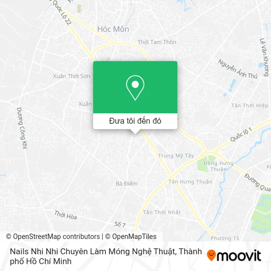 Bản đồ Nails Nhi Nhi Chuyên Làm Móng Nghệ Thuật