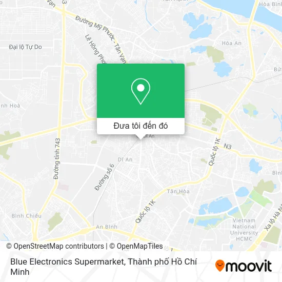 Bản đồ Blue Electronics Supermarket