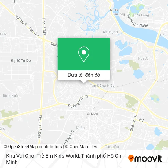 Bản đồ Khu Vui Chơi Trẻ Em Kids World
