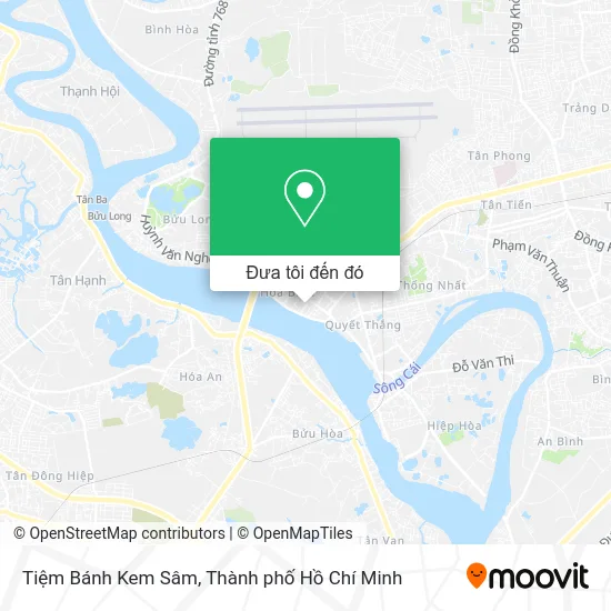 Bản đồ Tiệm Bánh Kem Sâm