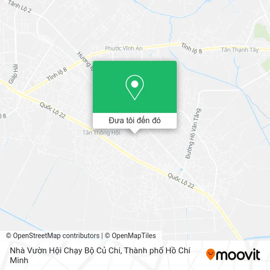 Bản đồ Nhà Vườn Hội Chạy Bộ Củ Chi