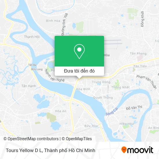 Bản đồ Tours Yellow D L
