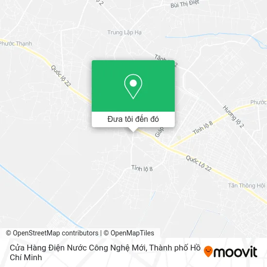 Bản đồ Cửa Hàng Điện Nước Công Nghệ Mới