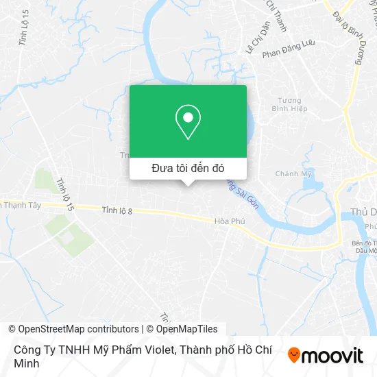 Bản đồ Công Ty TNHH Mỹ Phẩm Violet