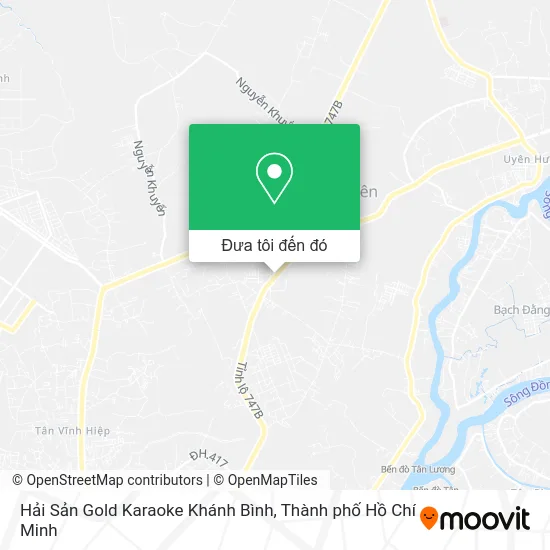 Bản đồ Hải Sản Gold Karaoke Khánh Bình