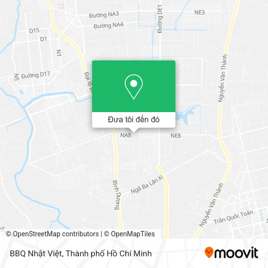 Bản đồ BBQ Nhật Việt