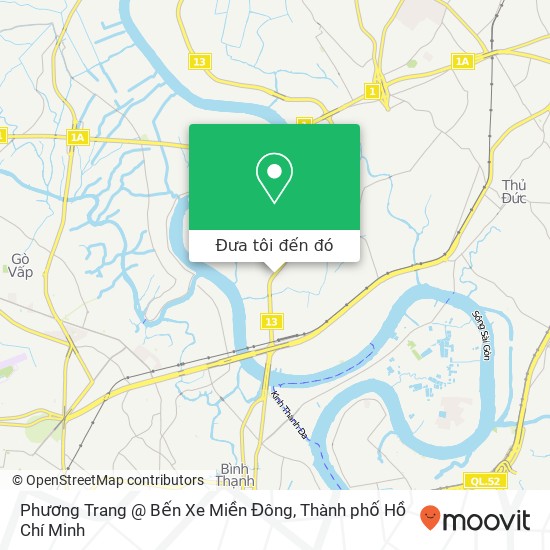 Bản đồ Phương Trang @ Bến Xe Miền Đông