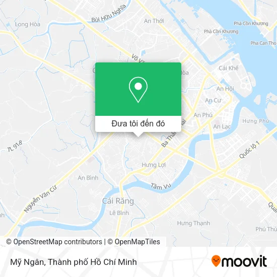 Bản đồ Mỹ Ngân
