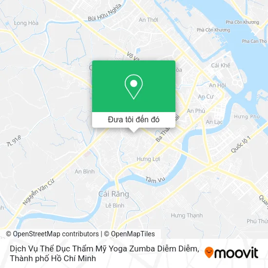 Bản đồ Dịch Vụ Thể Dục Thẩm Mỹ Yoga Zumba Diễm Diễm